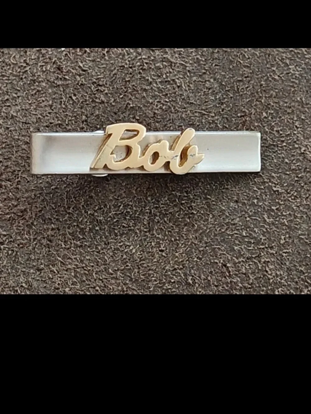 1950s/60s Rare Signed Swank Two Tone 3D Name 